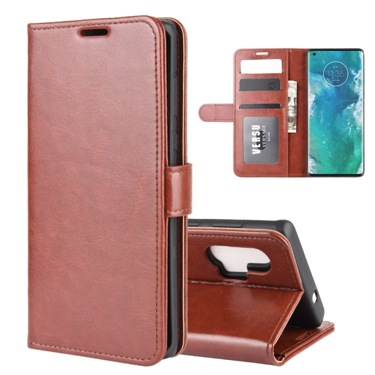 For Motorola Edge+ R64 Texture Single Horizontal Flip Protective Case with Holder & Card Slots & Wallet& Photo Frame