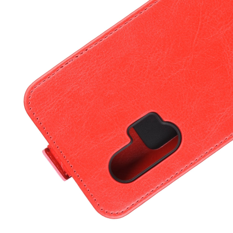 For Motorola Edge+  R64 Texture Single Vertical Flip Leather Protective Case with Card Slots & Photo Frame