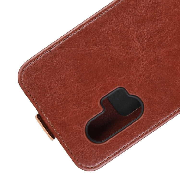 For Motorola Edge+  R64 Texture Single Vertical Flip Leather Protective Case with Card Slots & Photo Frame