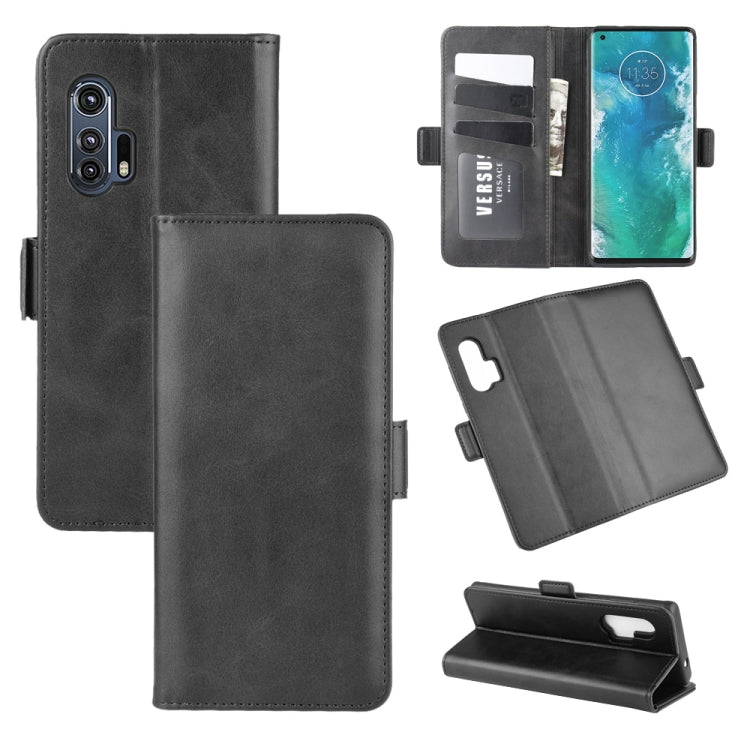 For Motorola Edge+  Dual-side Magnetic Buckle Horizontal Flip Leather Case with Holder & Card Slots & Wallet