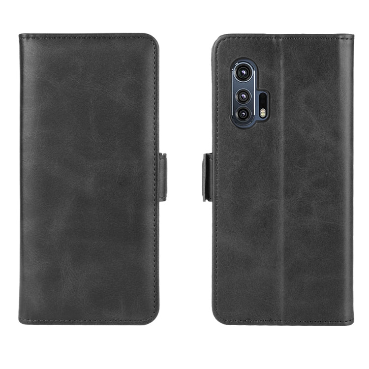 For Motorola Edge+  Dual-side Magnetic Buckle Horizontal Flip Leather Case with Holder & Card Slots & Wallet