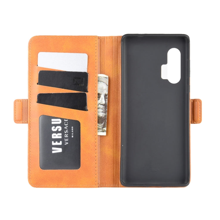 For Motorola Edge+  Dual-side Magnetic Buckle Horizontal Flip Leather Case with Holder & Card Slots & Wallet