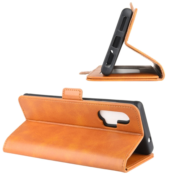 For Motorola Edge+  Dual-side Magnetic Buckle Horizontal Flip Leather Case with Holder & Card Slots & Wallet