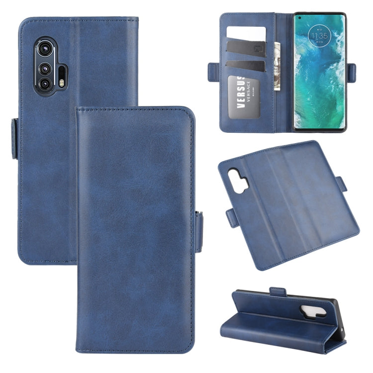 For Motorola Edge+  Dual-side Magnetic Buckle Horizontal Flip Leather Case with Holder & Card Slots & Wallet
