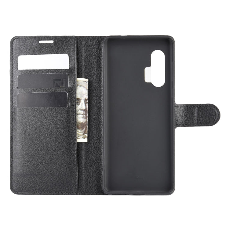 For Motorola Edge+ Litchi Texture Horizontal Flip Protective Case with Holder & Card Slots & Wallet