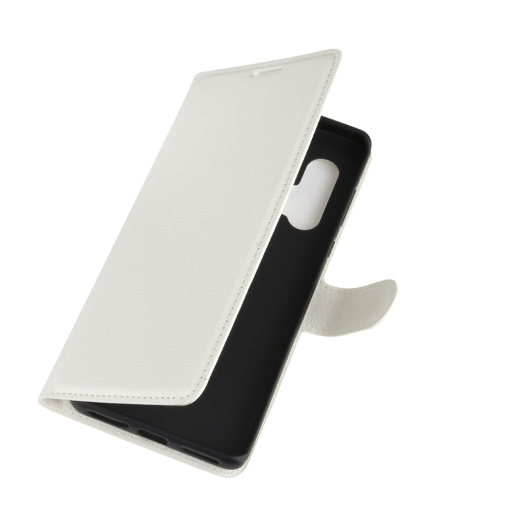 For Motorola Edge+ Litchi Texture Horizontal Flip Protective Case with Holder & Card Slots & Wallet