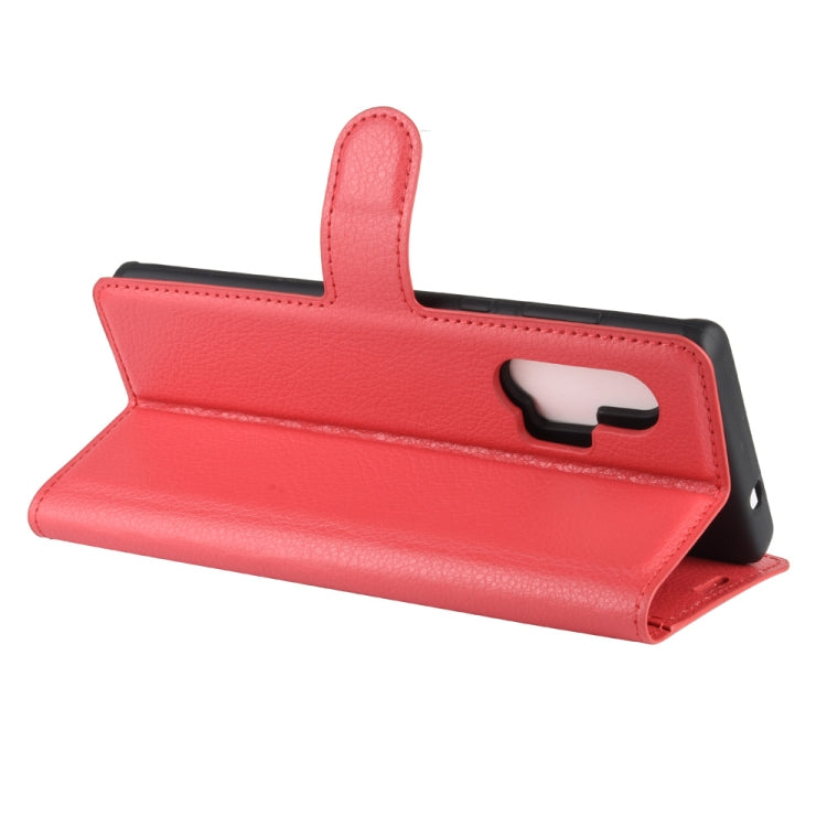 For Motorola Edge+ Litchi Texture Horizontal Flip Protective Case with Holder & Card Slots & Wallet