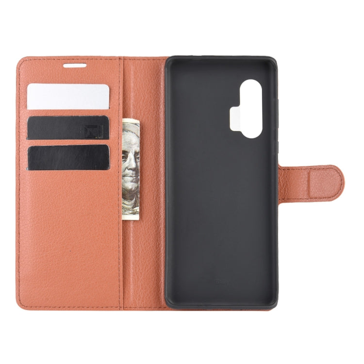 For Motorola Edge+ Litchi Texture Horizontal Flip Protective Case with Holder & Card Slots & Wallet