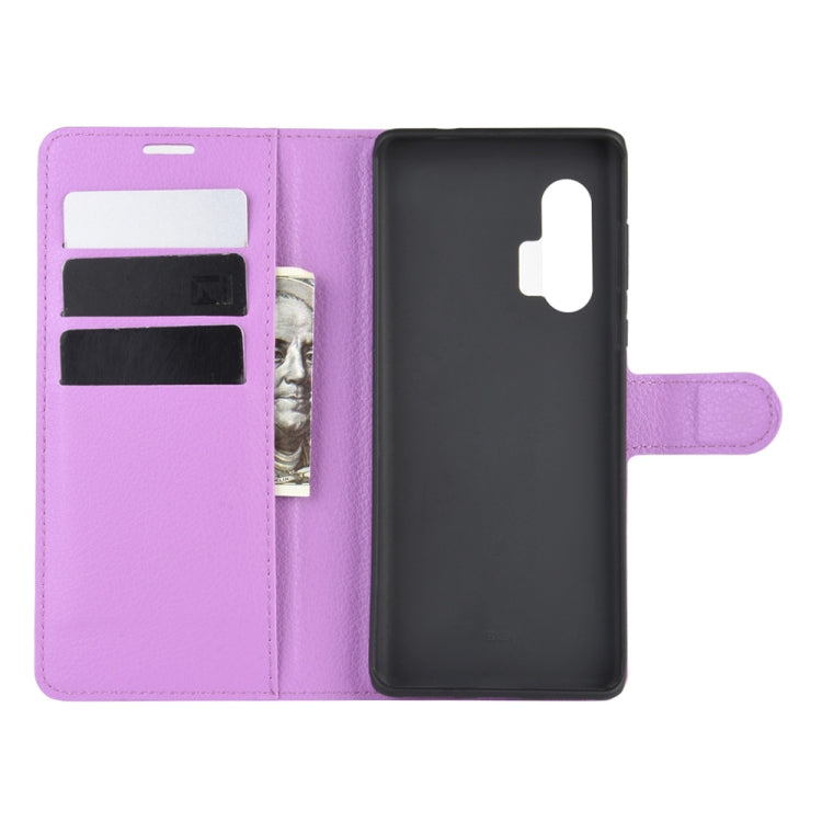 For Motorola Edge+ Litchi Texture Horizontal Flip Protective Case with Holder & Card Slots & Wallet