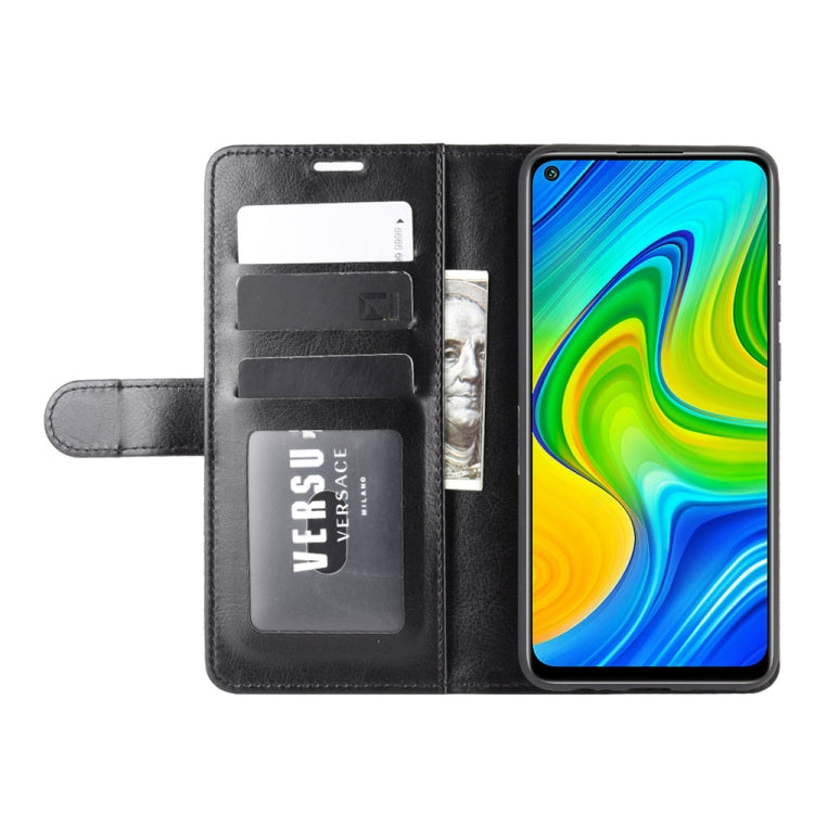 For Xiaomi Redmi Note 9/10X 4G R64 Texture Single Horizontal Flip Protective Case with Holder & Card Slots & Wallet& Photo Frame