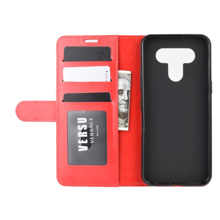 For LG K51 R64 Texture Single Horizontal Flip Protective Case with Holder & Card Slots & Wallet& Photo Frame