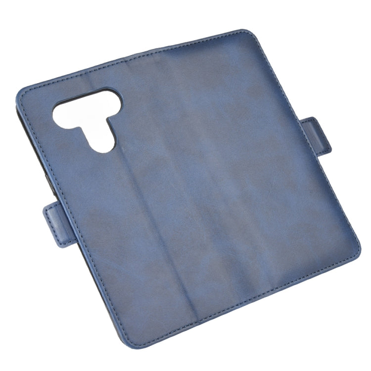 For LG K51 Dual-side Magnetic Buckle Horizontal Flip Leather Case with Holder & Card Slots & Wallet