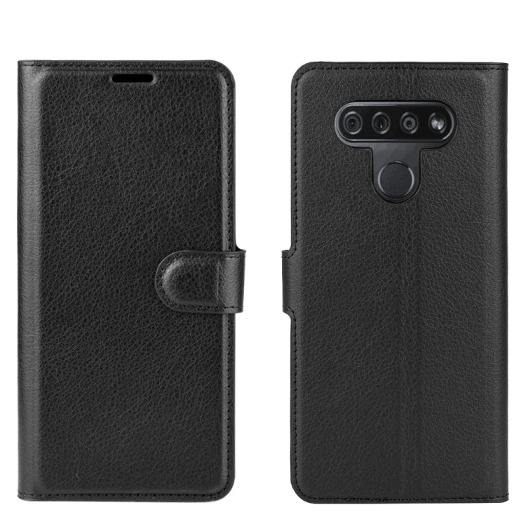 For LG K51 Litchi Texture Horizontal Flip Protective Case with Holder & Card Slots & Wallet