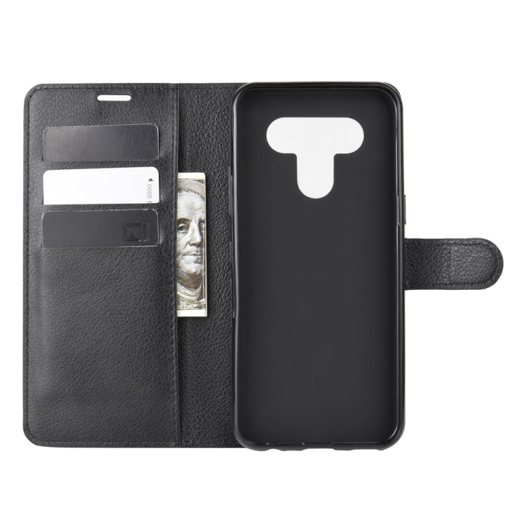 For LG K51 Litchi Texture Horizontal Flip Protective Case with Holder & Card Slots & Wallet