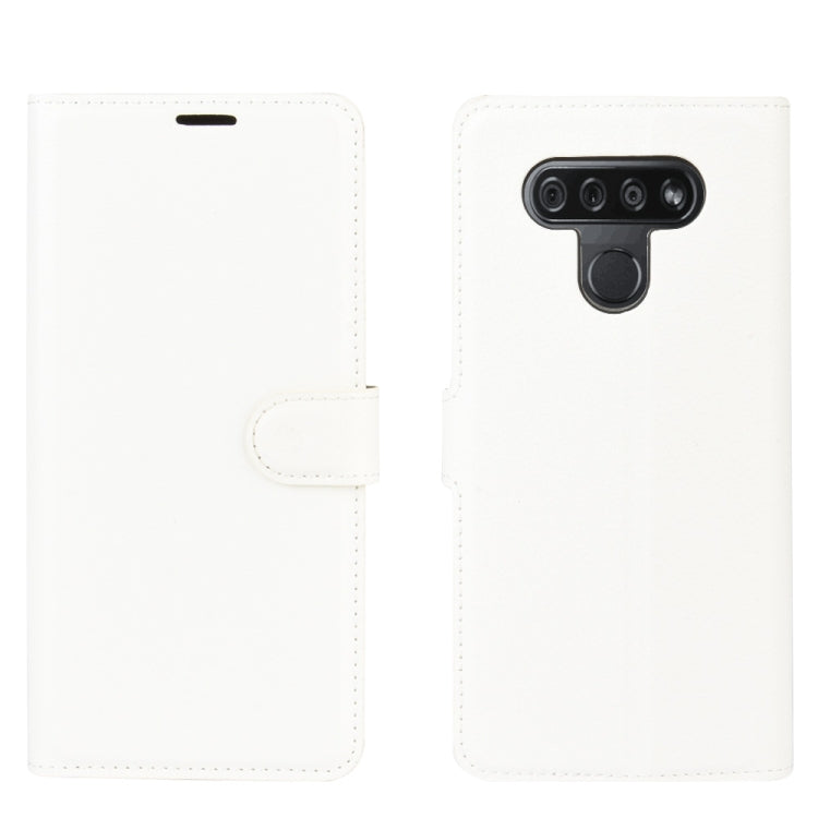 For LG K51 Litchi Texture Horizontal Flip Protective Case with Holder & Card Slots & Wallet