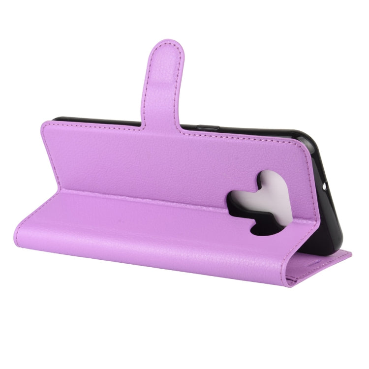 For LG K51 Litchi Texture Horizontal Flip Protective Case with Holder & Card Slots & Wallet