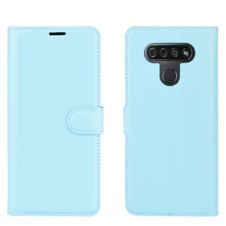 For LG K51 Litchi Texture Horizontal Flip Protective Case with Holder & Card Slots & Wallet