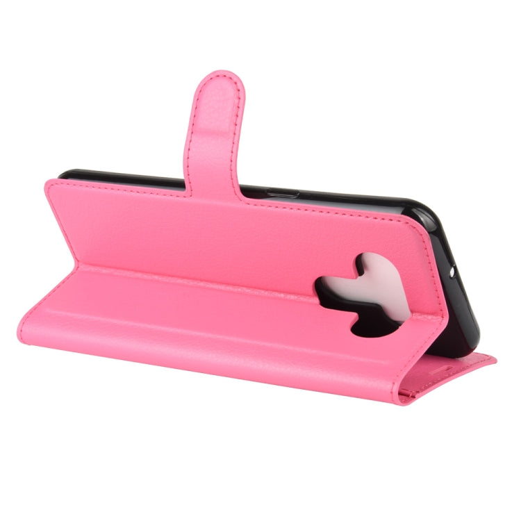 For LG K51 Litchi Texture Horizontal Flip Protective Case with Holder & Card Slots & Wallet