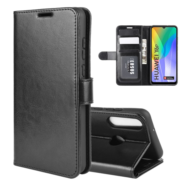For Huawei Y6p R64 Texture Single Horizontal Flip Protective Case with Holder & Card Slots & Wallet& Photo Frame
