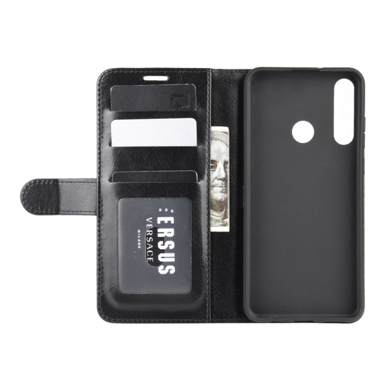 For Huawei Y6p R64 Texture Single Horizontal Flip Protective Case with Holder & Card Slots & Wallet& Photo Frame