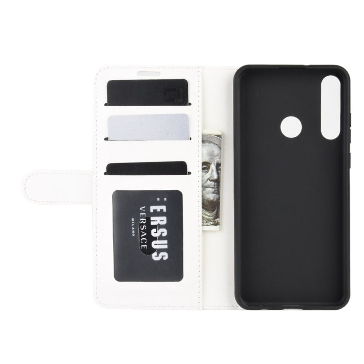 For Huawei Y6p R64 Texture Single Horizontal Flip Protective Case with Holder & Card Slots & Wallet& Photo Frame