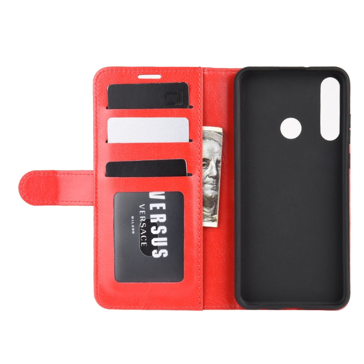 For Huawei Y6p R64 Texture Single Horizontal Flip Protective Case with Holder & Card Slots & Wallet& Photo Frame