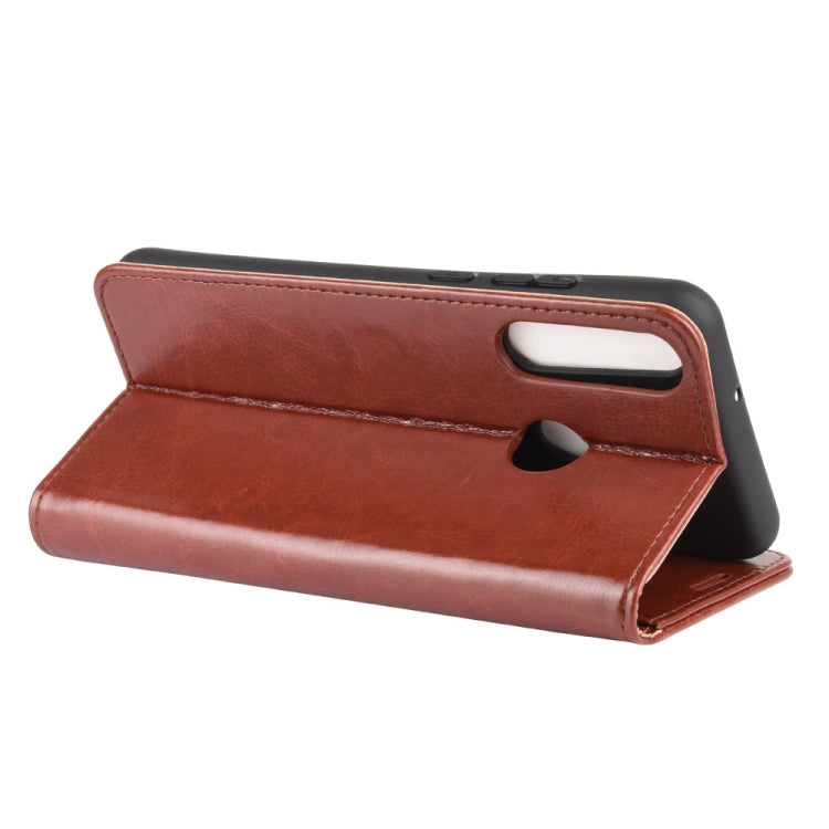 For Huawei Y6p R64 Texture Single Horizontal Flip Protective Case with Holder & Card Slots & Wallet& Photo Frame