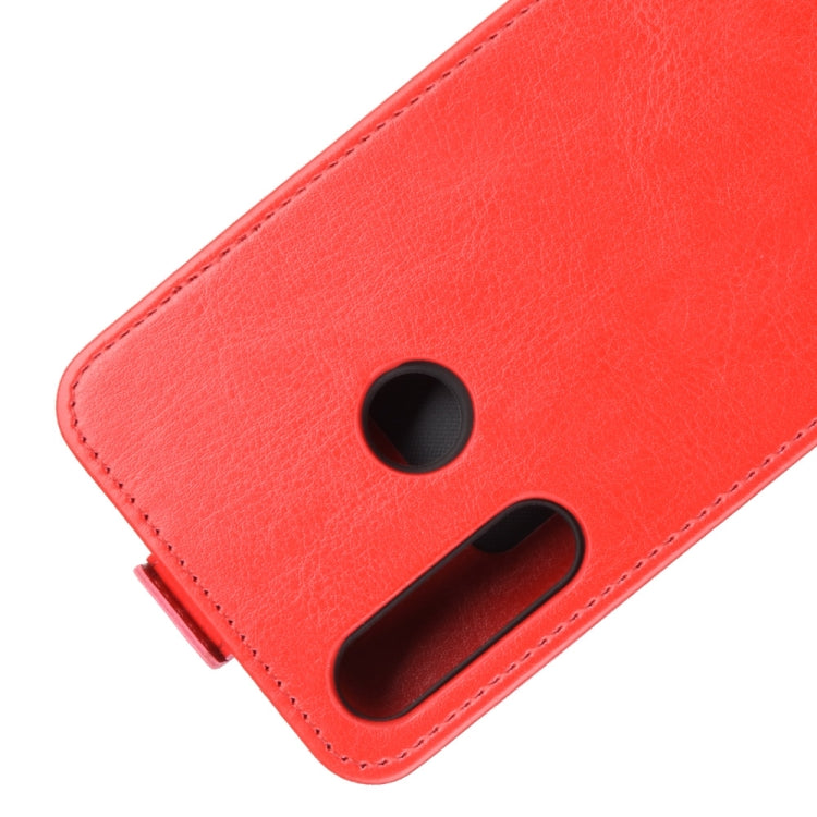 For Huawei Y6p  R64 Texture Single Vertical Flip Leather Protective Case with Card Slots & Photo Frame