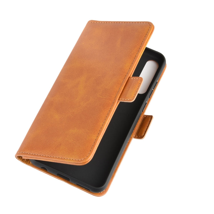 For Huawei Y6p Dual-side Magnetic Buckle Horizontal Flip Leather Case with Holder & Card Slots & Wallet