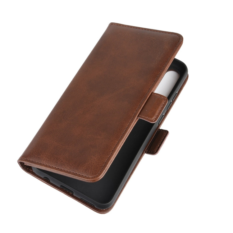 For Huawei Y6p Dual-side Magnetic Buckle Horizontal Flip Leather Case with Holder & Card Slots & Wallet