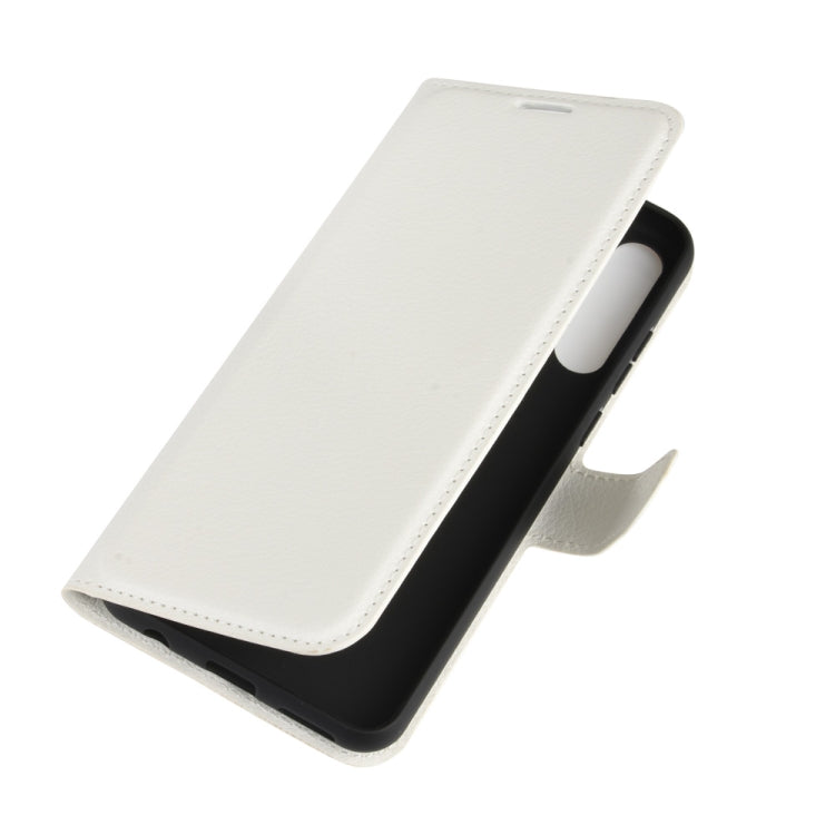 For Huawei Y6p Litchi Texture Horizontal Flip Protective Case with Holder & Card Slots & Wallet