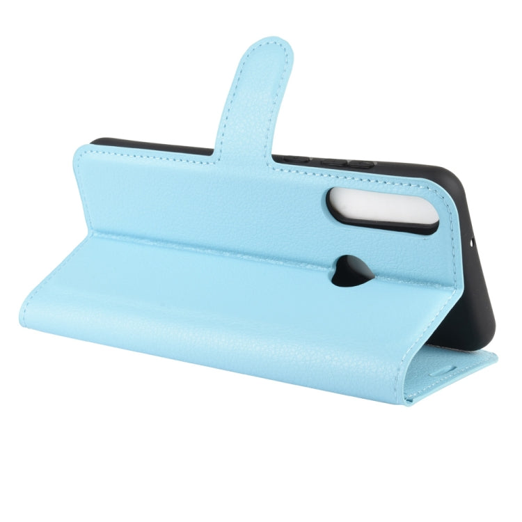 For Huawei Y6p Litchi Texture Horizontal Flip Protective Case with Holder & Card Slots & Wallet