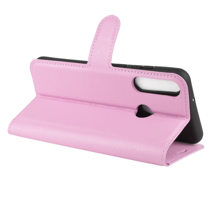 For Huawei Y6p Litchi Texture Horizontal Flip Protective Case with Holder & Card Slots & Wallet