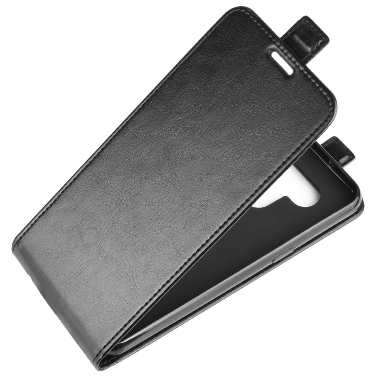 For LG K51 R64 Texture Single Vertical Flip Leather Protective Case with Card Slots & Photo Frame