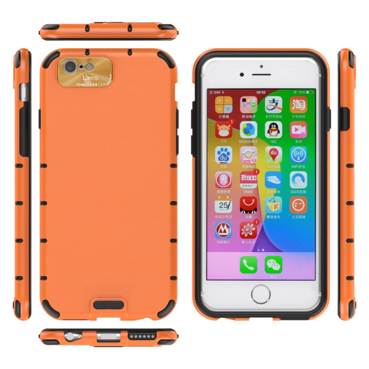 For iPhone 6 / 6s   Shockproof Grain PC + TPU Case