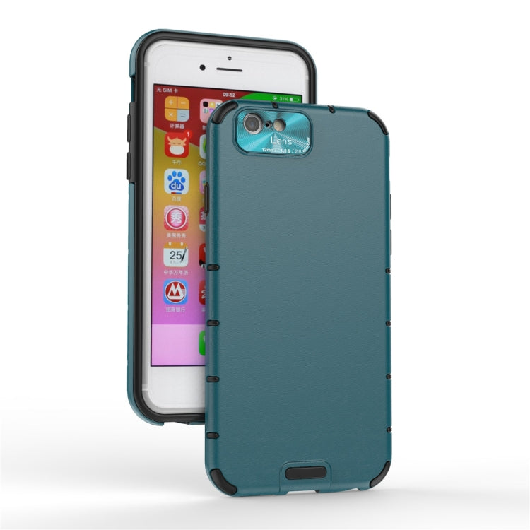 For iPhone 6 / 6s   Shockproof Grain PC + TPU Case