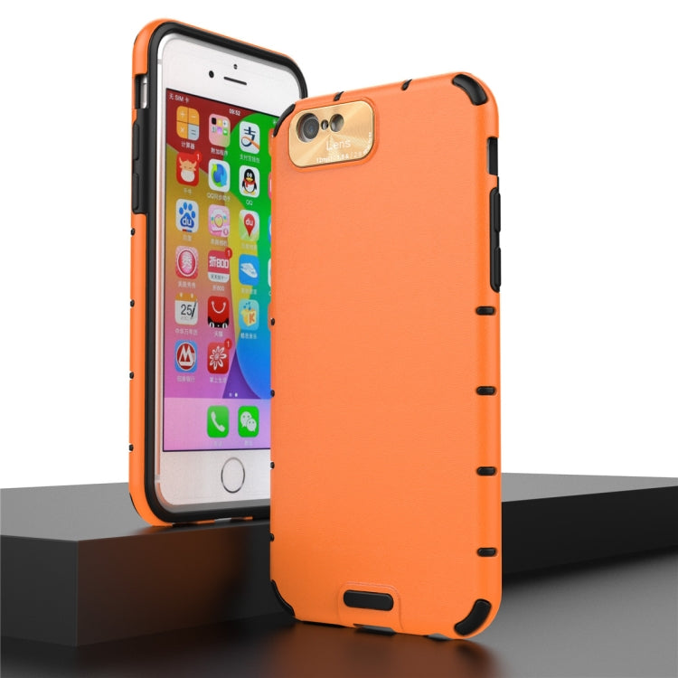 For iPhone 6 / 6s   Shockproof Grain PC + TPU Case