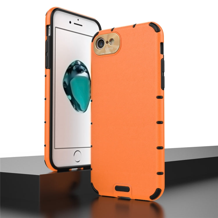 For iPhone 8 / 7 Shockproof Grain PC + TPU Case
