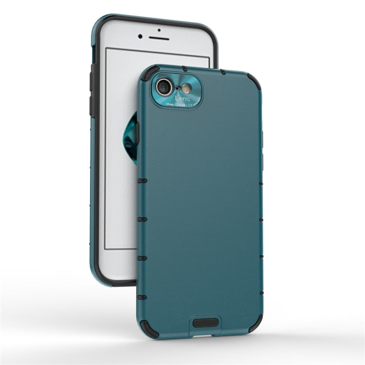 For iPhone 8 / 7 Shockproof Grain PC + TPU Case