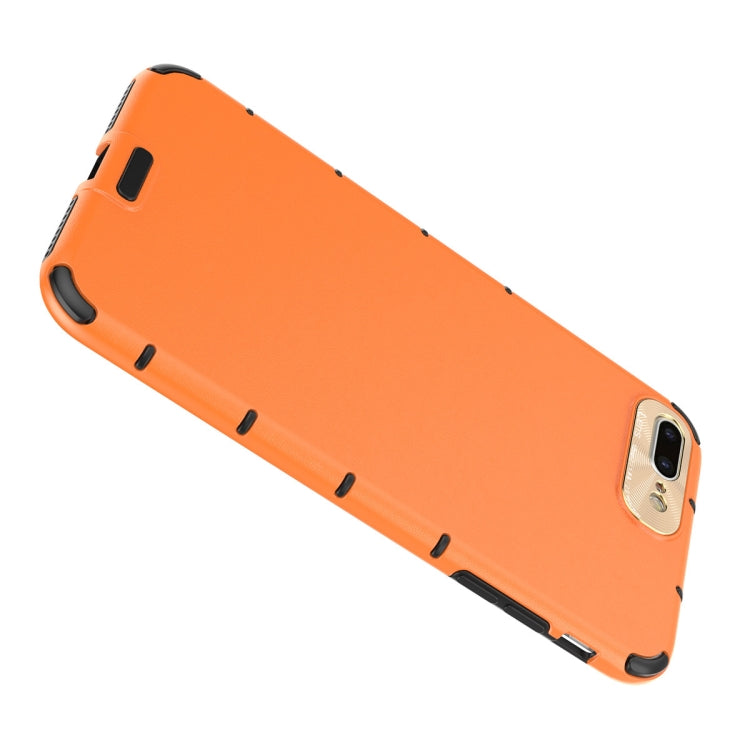 For iPhone 8 Plus / 7 Plus  Shockproof Grain PC + TPU Case