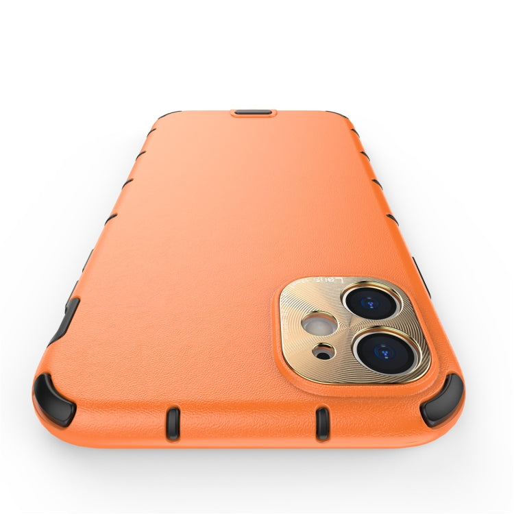 For iPhone 11 Pro Max Shockproof Grain PC + TPU Case