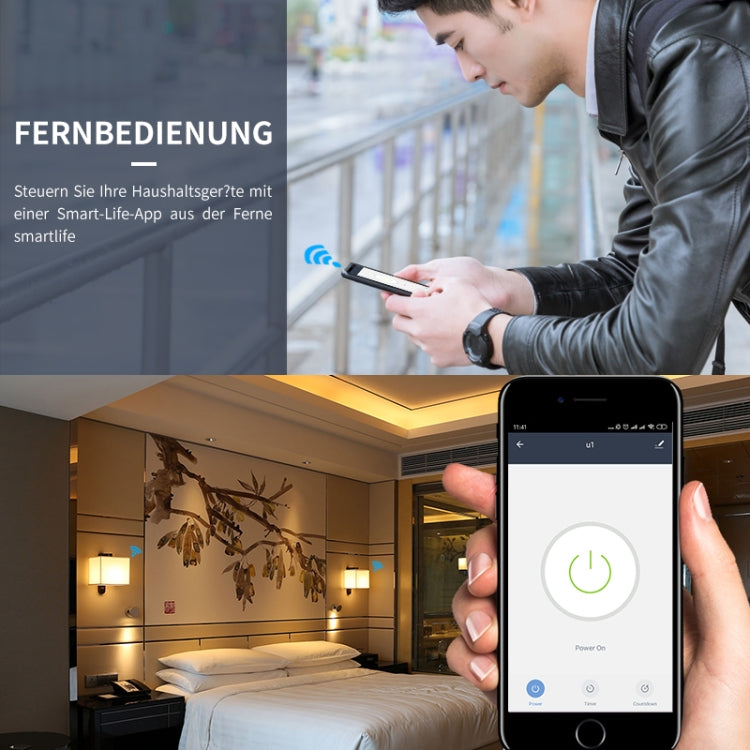 Smart WIFI Plug Alexa Smart Socket Mobile Phone Timing Switch Remote APP Control Smart Plug eu Rules