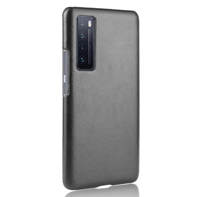 For Huawei Nova 7 Shockproof Litchi Texture PC + PU Case