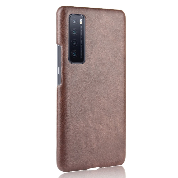 For Huawei Nova 7 Shockproof Litchi Texture PC + PU Case