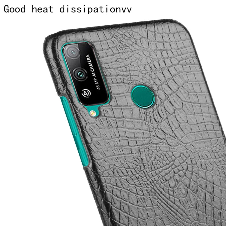 For Huawei Honor Play 4T Shockproof Crocodile Texture PC + PU Case