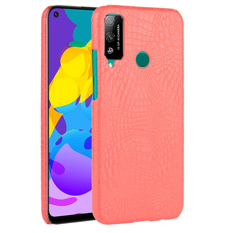 For Huawei Honor Play 4T Shockproof Crocodile Texture PC + PU Case