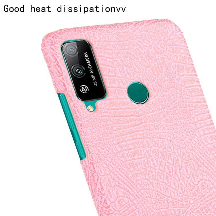 For Huawei Honor Play 4T Shockproof Crocodile Texture PC + PU Case