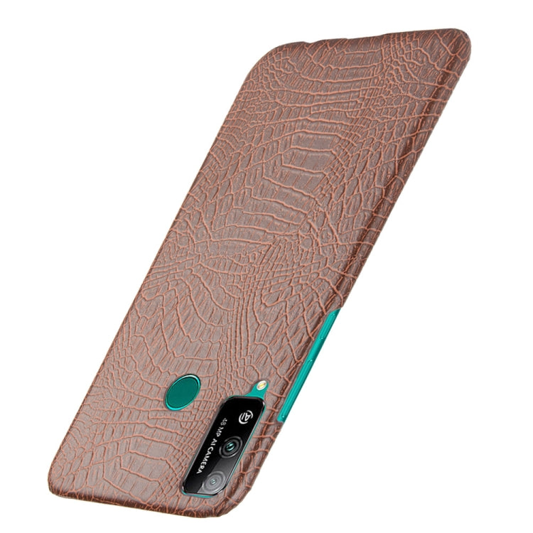 For Huawei Honor Play 4T Shockproof Crocodile Texture PC + PU Case