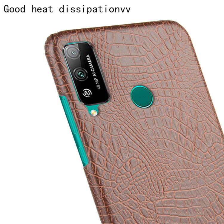 For Huawei Honor Play 4T Shockproof Crocodile Texture PC + PU Case