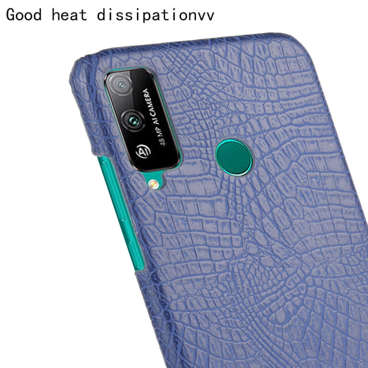 For Huawei Honor Play 4T Shockproof Crocodile Texture PC + PU Case